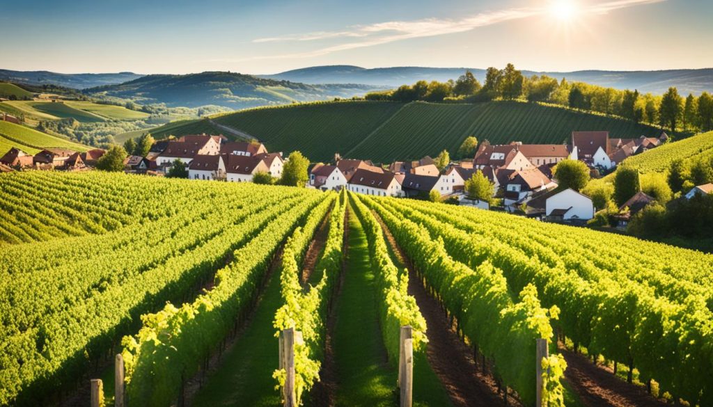 Weinberge der Weinregion Kremstal