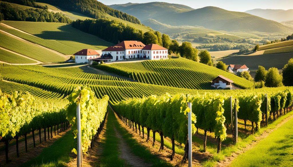 Weinanbaugebiete für den Blauburger in Niederösterreich